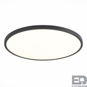 ST601.432.18 Светильник потолочный Черный LED 1*18W 3000K 1 620Lm Ra>90 120° IP20 D225xH25 180-240V - цена и фото