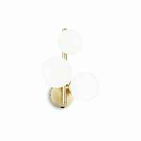 Бра Ideal Lux PERLAGE AP3 OTTONE SATINATO 283784 - цена и фото Бра Ideal Lux PERLAGE AP3 OTTONE SATINATO 283784 - цена и фото