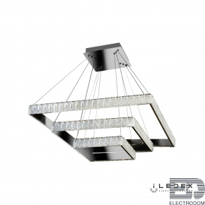 Подвесной светильник iLedex Crystal ice MD7212-105B Хром - цена и фото
