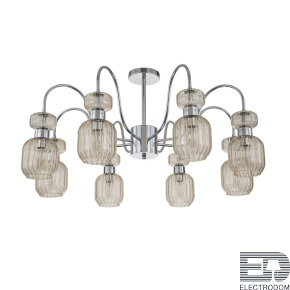 Потолочная люстра Escada Gloss 1141/8PL Chrome/Beige - цена и фото