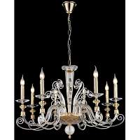 Подвесная люстра Wertmark WE174.08.303 Nadina золото, прозрачный E14 40 Вт - цена и фото