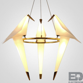 Люстра Origami Bird Chandelier 3 ImperiumLoft - цена и фото