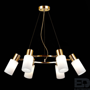 EVOLUCE SLE1139-303-06 Светильник подвесной Латунь/Белый E14 6*60W - цена и фото