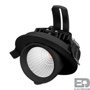 Светильник встраиваемый LTD-EXPLORER-R100-12W Warm3000 (BK, 38 deg, 230V) (Arlight, IP20 Металл, 3 года) - цена и фото