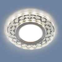 Встраиваемый светильник Elektrostandard 2247 MR16 SL/WH зеркальный/белый - цена и фото