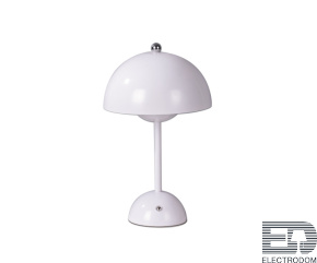 Kink Light 07202-T,01 Настольная лампа Аврели белый d31 h18 Led 2,5w (3000-6000K) - цена и фото