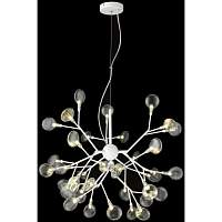 Подвесная люстра Wertmark WE241.36.003 Fiorita G4 LED 54 Вт белый, прозрачный - цена и фото