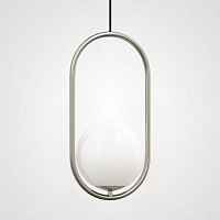 Подвесной светильник Matthew McCormick hoop 40 Silver MILA Pendant ImperiumLoft - цена и фото