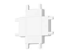 GV1124 WH белый X-образный коннектор для накладного шинопровода 46*46*6 - цена и фото