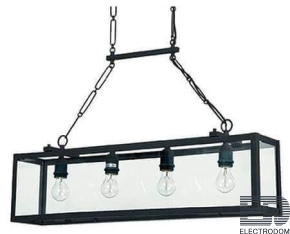 Подвесной светильник Ideal Lux Igor SP4 Nero 092942 - цена и фото