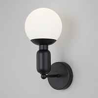 Eurosvet Настенный светильник со стеклянным плафоном 50251/1 черный - цена и фото