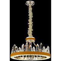 Подвесная светодиодная люстра Wertmark WE456.06.303 Leona LED 72 Вт 4000K золото, абрикосовый - цена и фото