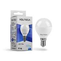 Лампа светодиодная Voltega E14 10W 4000K матовая 8454 - цена и фото