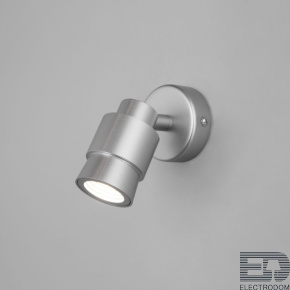Eurosvet Настенный светодиодный светильник 20125/1 серебро - цена и фото