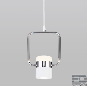 Подвесной светодиодный светильник Elektrostandart 50165/1 LED хром/белый - цена и фото