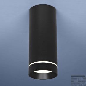 Потолочный светодиодный светильник Elektrostandart DLR022 12W 4200K черный матовый - цена и фото