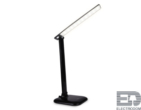 Светодиодная настольная лампа DE501 BK черный LED 4200K 9W - цена и фото