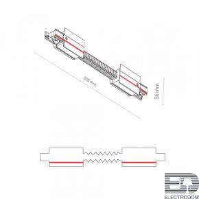 Коннектор прямой гибкий Nowodvorski Ctls Power 8676 - цена и фото