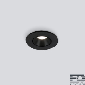 Встраиваемый точечный светодиодный светильник 25025/LED 3W 4200K BK черный - цена и фото