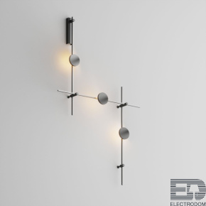 Основание настенное Wall для трековых светильников Maytoni Technical Flarity TFC-Flar-W01-B - цена и фото