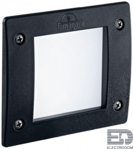 Уличный светодиодный светильник Ideal Lux Leti PT1 Square Nero 096582 - цена и фото