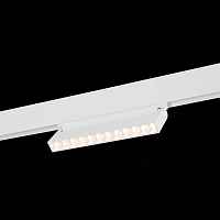 Магнитный трековый светильник белый LED 1*12W 3000K 1 009Lm Ra>80 36° IP20 L219xW22xH108 48V ST364.536.12