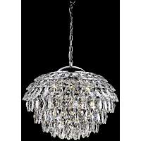 Хрустальная люстра Wertmark WE113.11.103 Ludgera E14 40 Вт хром, прозрачный - цена и фото