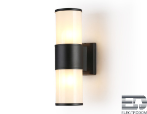 ST2455 BK/FR черный/белый матовый IP54 E27 max 40W 300*90*155 - цена и фото