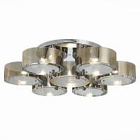 Sale SL483.702.07 Светильник потолочный Хром/Дымчатый E27 7*40W - цена и фото