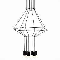Подвесной светильник Vibia Wireflow Chandelier 0307 LED Suspension lam Loft Concept 40.1641