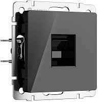 Werkel Розетка Ethernet RJ-45 (черный акрил) / W1181048 Werkel Розетка Ethernet RJ-45 (черный акрил) / W1181048