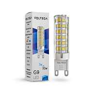 Лампа светодиодная Voltega G9 7W 4000К прозрачная VG9-K3G9cold7W 7188 - цена и фото
