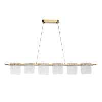 SL6021.203.36 Светильник подвесной ST-Luce золотистый/прозрачный LED 1*36W 4000K - цена и фото