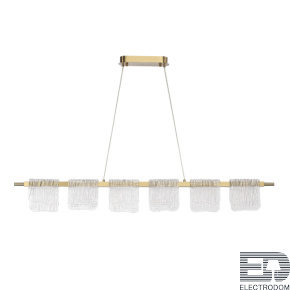 SL6021.203.36 Светильник подвесной ST-Luce золотистый/прозрачный LED 1*36W 4000K - цена и фото