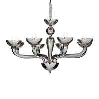 Люстра Ideal Lux CASANOVA SP8 FUME' 095615 - цена и фото Люстра Ideal Lux CASANOVA SP8 FUME' 095615 - цена и фото