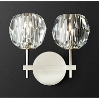 Бра RH Boule de Cristal Double Sconce Chrome ImperiumLoft - цена и фото