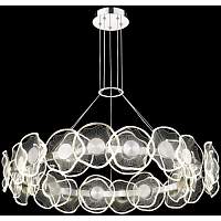 Подвесная люстра LED с пультом Wertmark WE453.30.103 HELENA 60 Вт LED 2700K/4000K/6500K хром - цена и фото