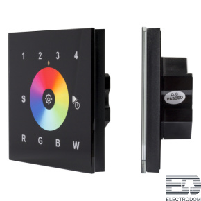 Сенсорная панель DALI-901-11-4G-RGBW-DT8-IN Black (BUS/230V) (IARL, IP20 Пластик, 3 года) INTELLIGENT ARLIGHT - цена и фото