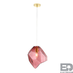 Подвесной светильник Crystal Lux NUESTRO SP1 GOLD/PINK - цена и фото