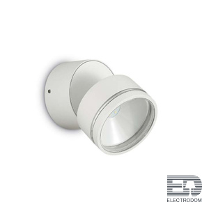 Уличный настенный светильник Ideal Lux OMEGA AP ROUND BIANCO 4000K 285481 - цена и фото