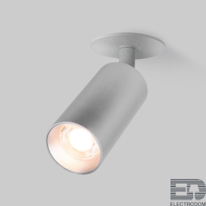 Diffe светильник встраиваемый серебряный 8W 4200K (25039/LED) 25039/LED - цена и фото