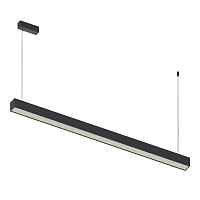 ST612.433.32 Светильник подвесной Черный LED 1*35W 3000K 698Lm Ra>80 120°IP20 L1120xW50xH60 180-220V - цена и фото