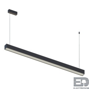 ST612.433.32 Светильник подвесной Черный LED 1*35W 3000K 698Lm Ra>80 120°IP20 L1120xW50xH60 180-220V - цена и фото