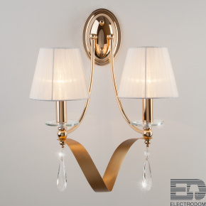 Настенный светильник Eurosvet Adelia 60063/2 золото (00000082086) - цена и фото
