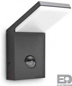 Уличный настенный светодиодный светильник Ideal Lux Style AP Sensor Antracite 3000K 246864 - цена и фото