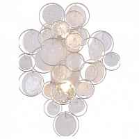 Накладной светильник Crystal Lux Deseo DESEO AP2 SILVER - цена и фото