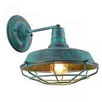 Бра Wall lamp DARK CAGE turquoise vintage Loft Concept 44.430