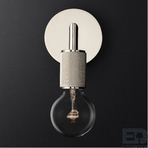 Бра RH Utilitaire Single Sconce Silver ImperiumLoft - цена и фото