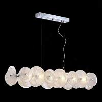 ST LUCE SL1658.113.12 Люстра подвесная ST-Luce Хром/Прозрачно-Белый G9 12*5W 4000K - цена и фото