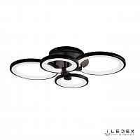 Потолочная люстра iLedex Ring A001/4 Черный - цена и фото Потолочная люстра iLedex Ring A001/4 Черный - цена и фото